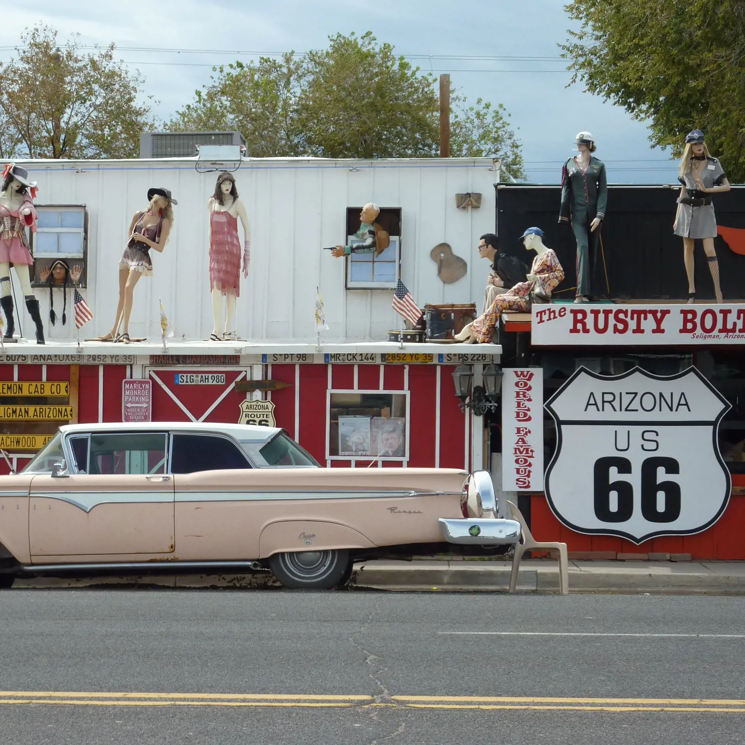 Fahre auf der Route 66 durch das Herz der USA